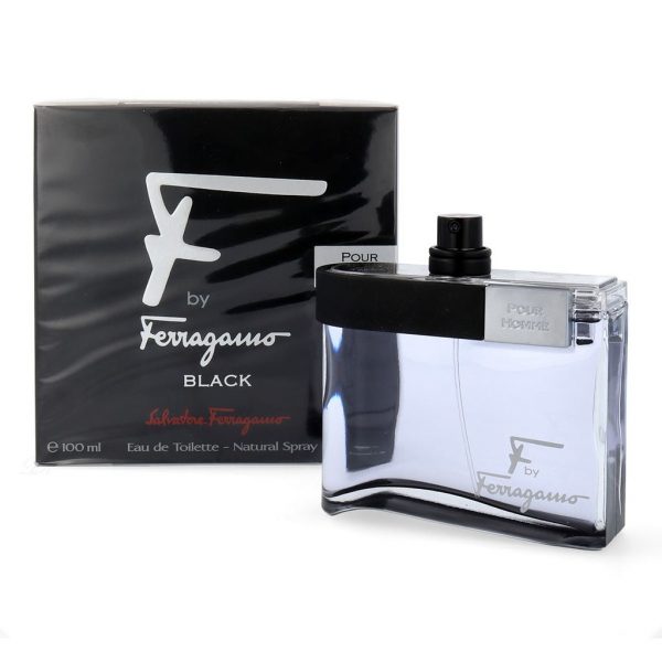 Salvatore Ferragamo F by Ferragamo Black Eau de Toilette for men 100 ml